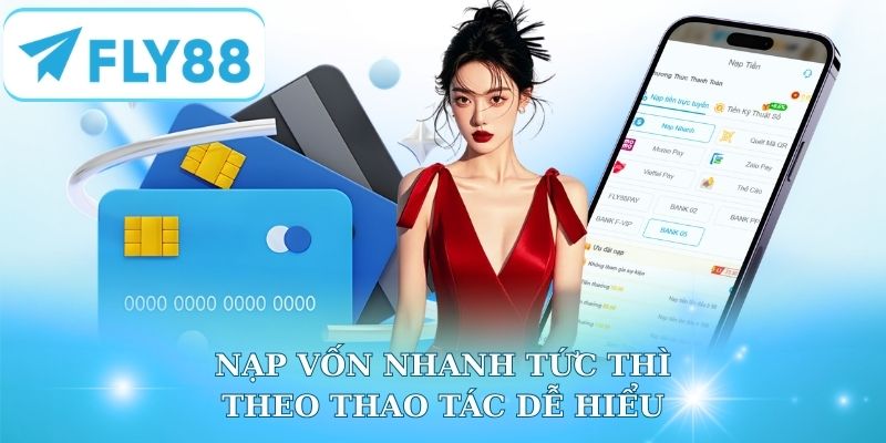 Nạp vốn nhanh tức thì theo thao tác dễ hiểu